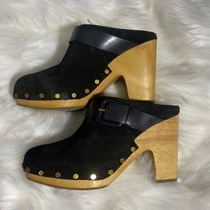 Veronica Beard Dacey Clogs black